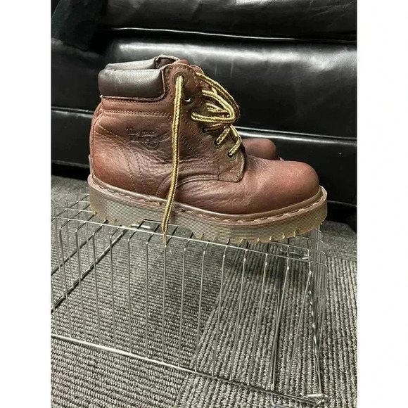 Dr. Martens Shoes - Dr. Martens Brown Leather Combat Boots made in England Size 6 woman’s 4 men’s